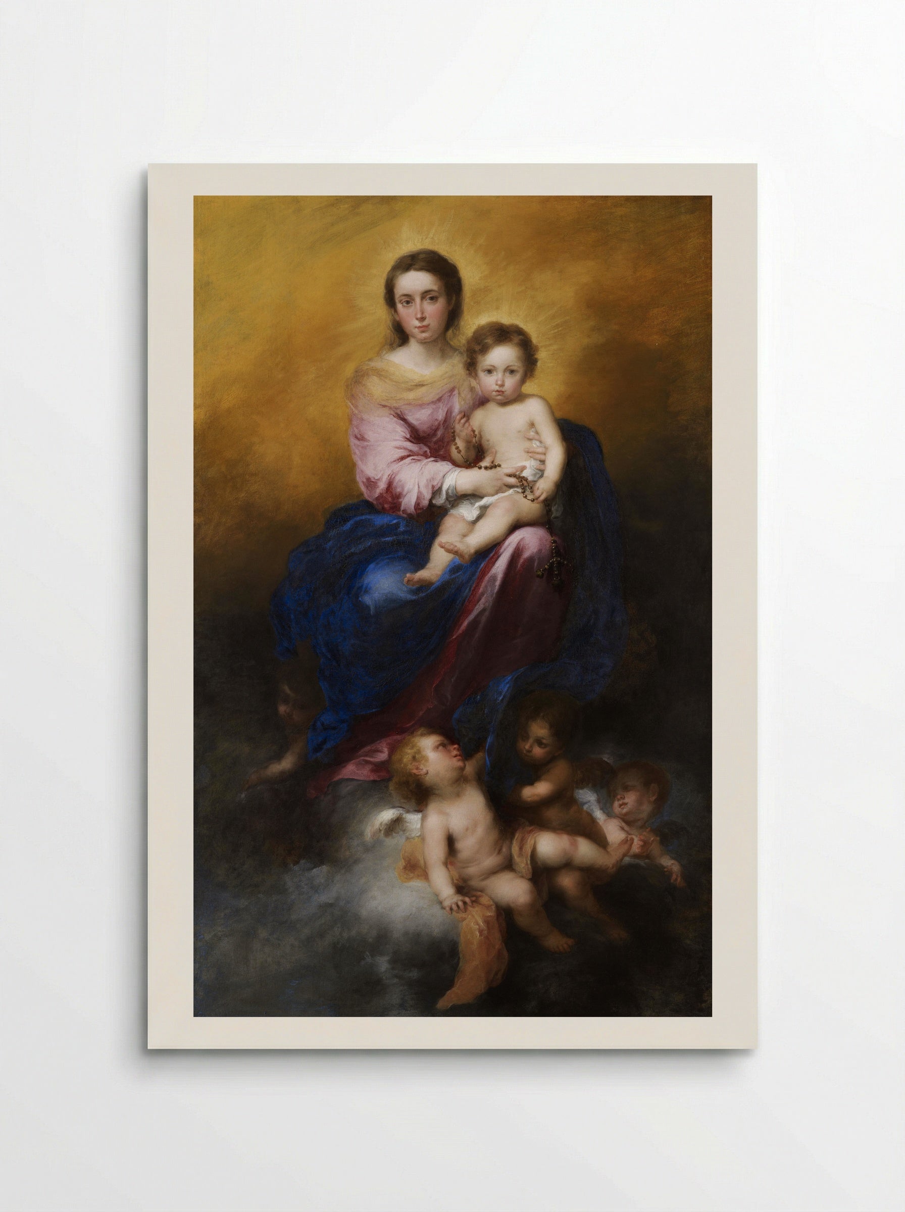 The Virgin of the Rosary - Bartolomé Esteban Murillo - Poster