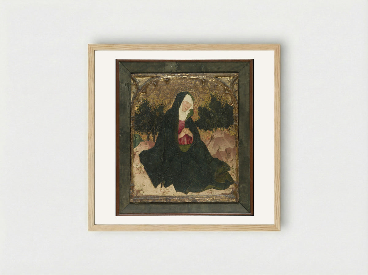 The Virgin - Spanish (Catalan) Painter - Framed Print Wood