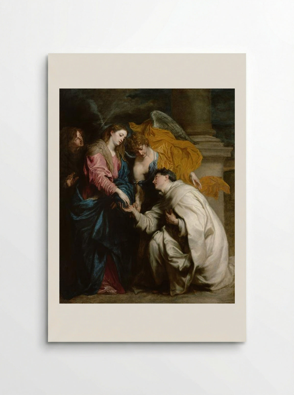 The Vision of Blessed Hermann Joseph - Anthony van Dyck - Poster