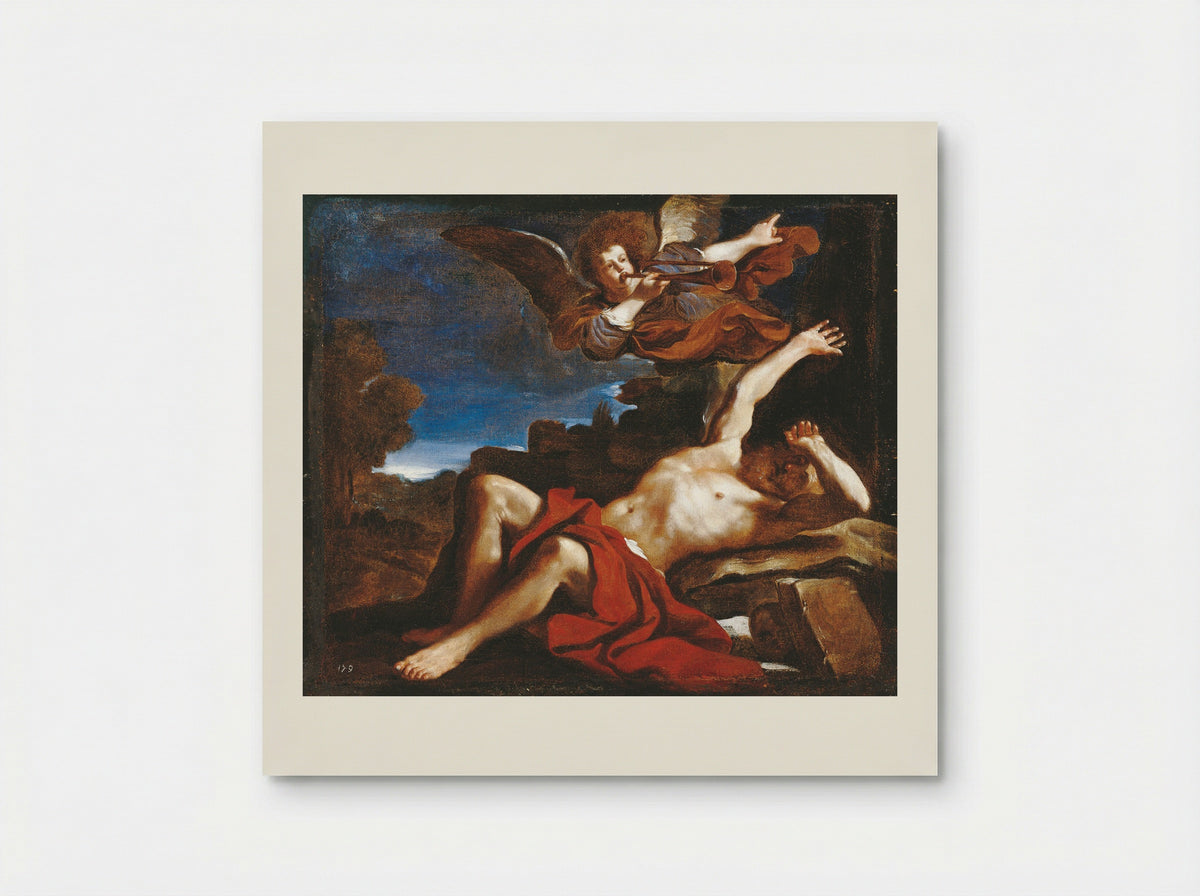 The Vision of St Jerome - Guercino - Poster