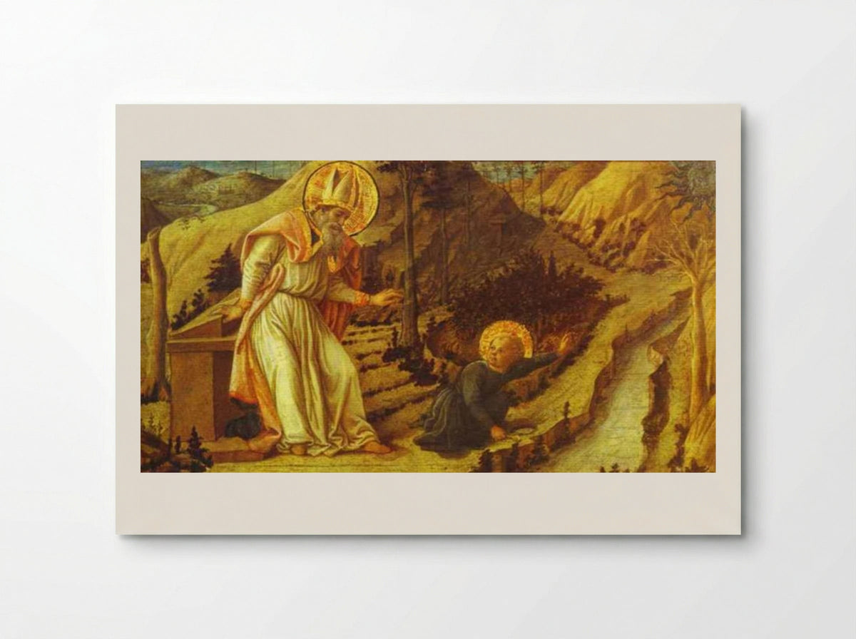 The Vision of St. Augustine - Filippo Lippi - Poster