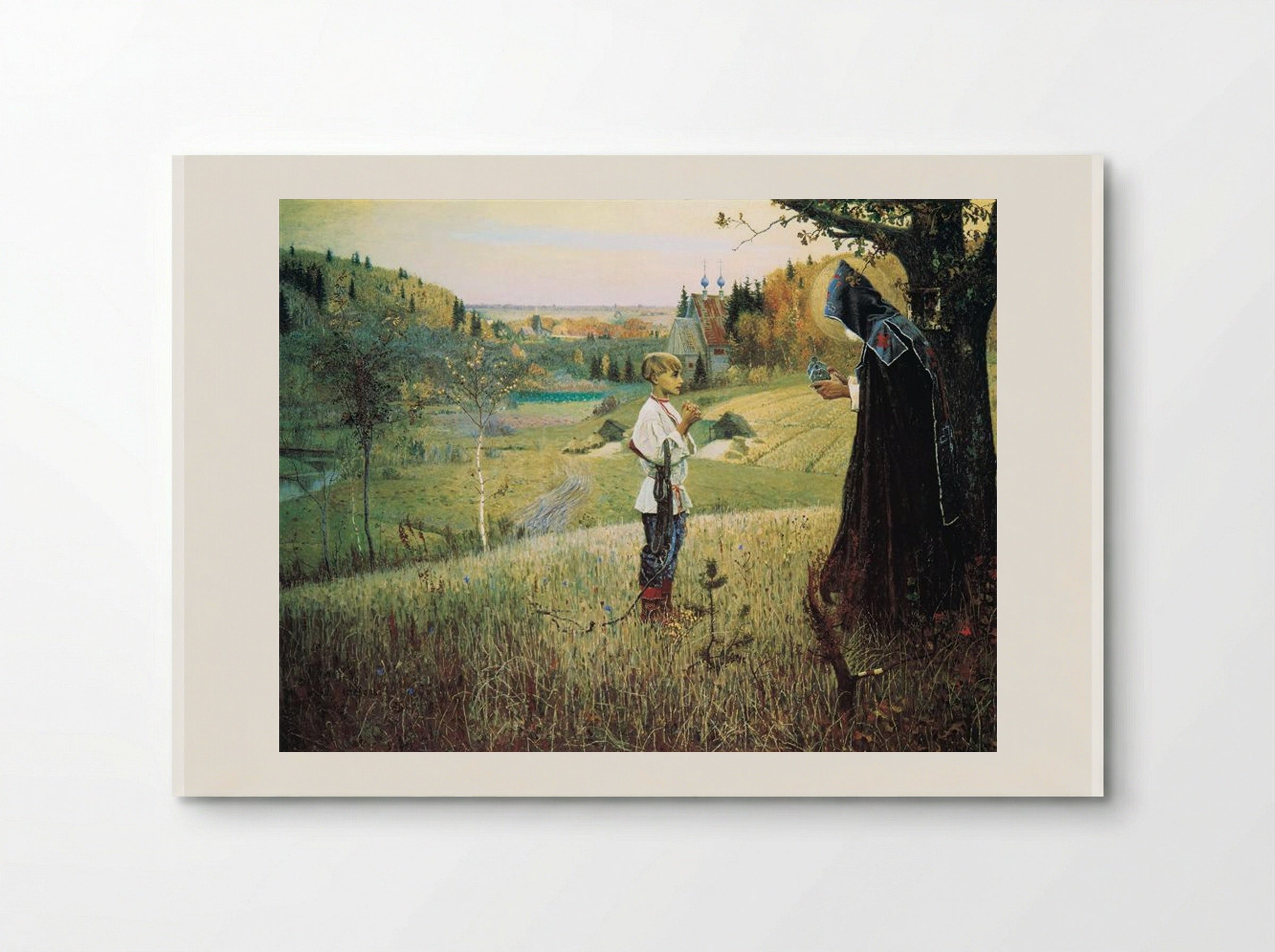 The Vision of the Young Bartholomew - Mikhail Nesterov - Poster