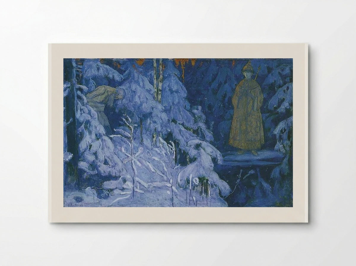 The Vision to Ivan Susanin - Mikhail Nesterov - Poster