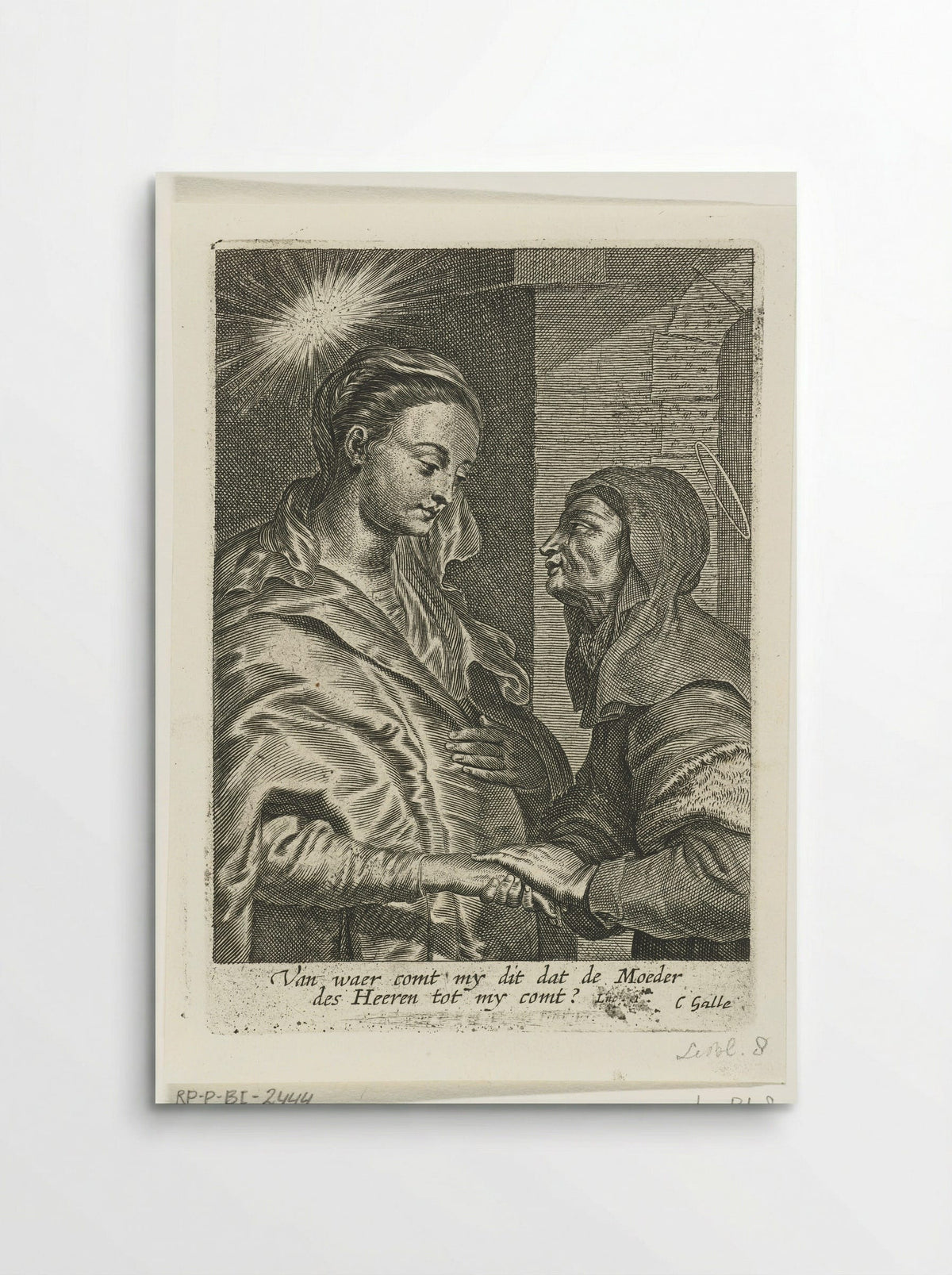 The Visitation - Schelte Adamsz. Bolswert - Poster