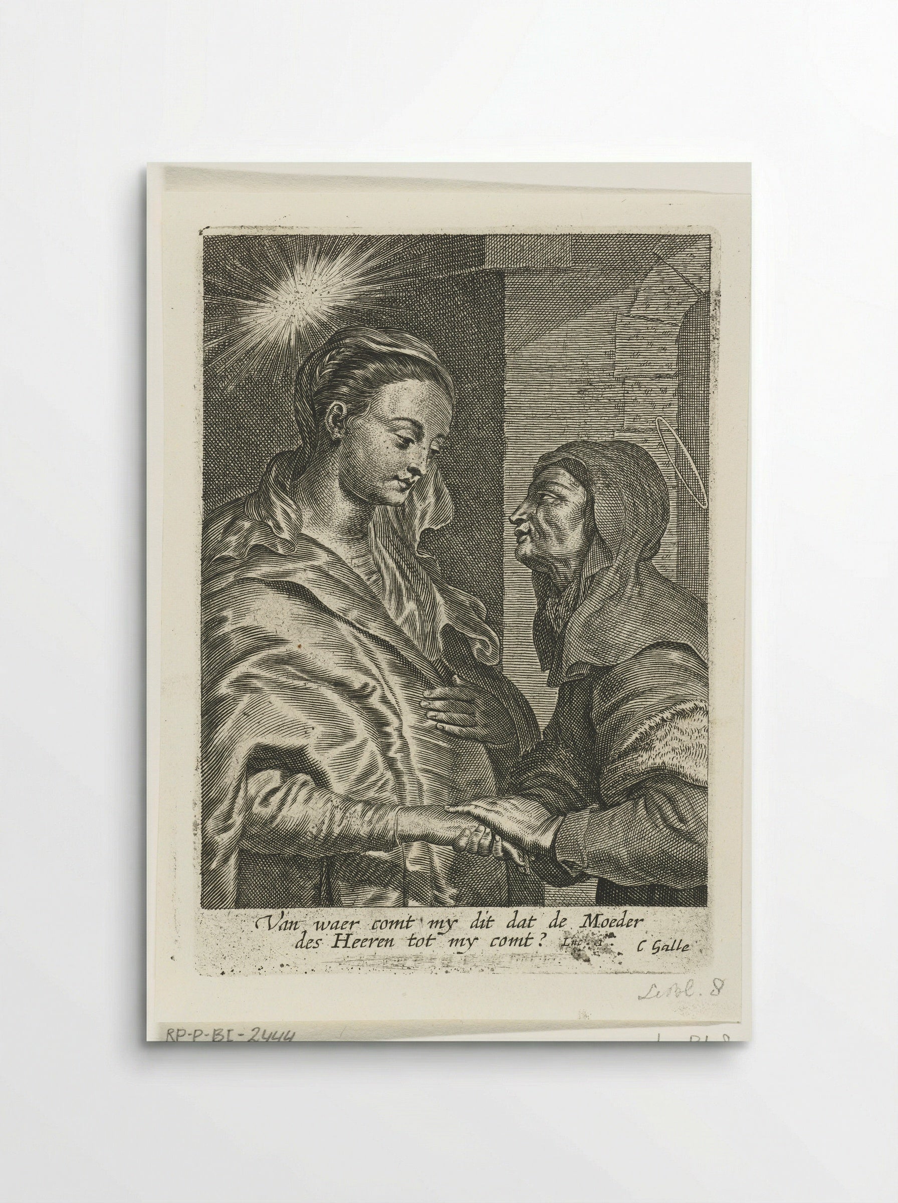 The Visitation - Schelte Adamsz. Bolswert - Poster
