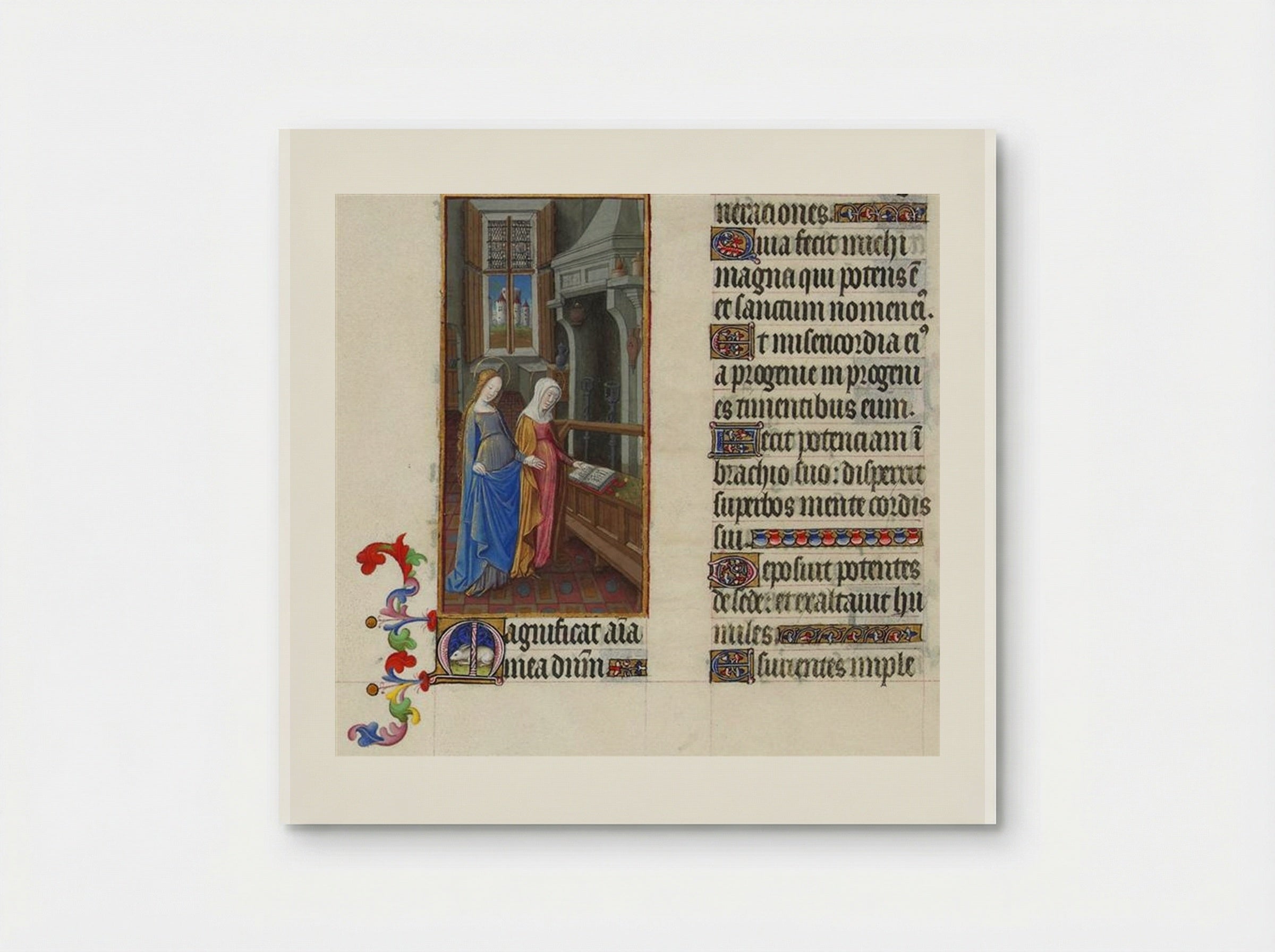 The Visitation - Limbourg brothers - Poster