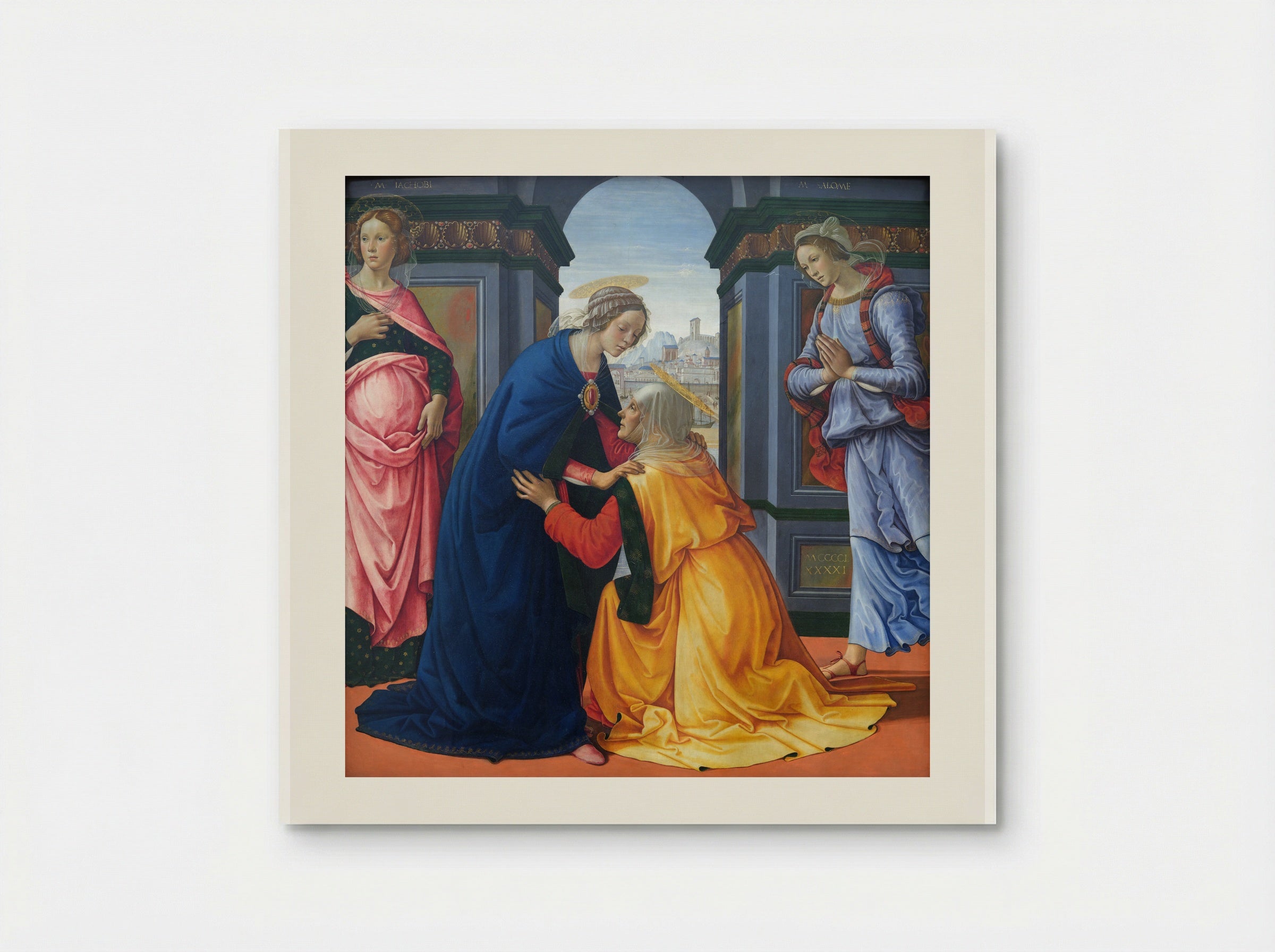 The Visitation - Domenico Ghirlandaio - Poster