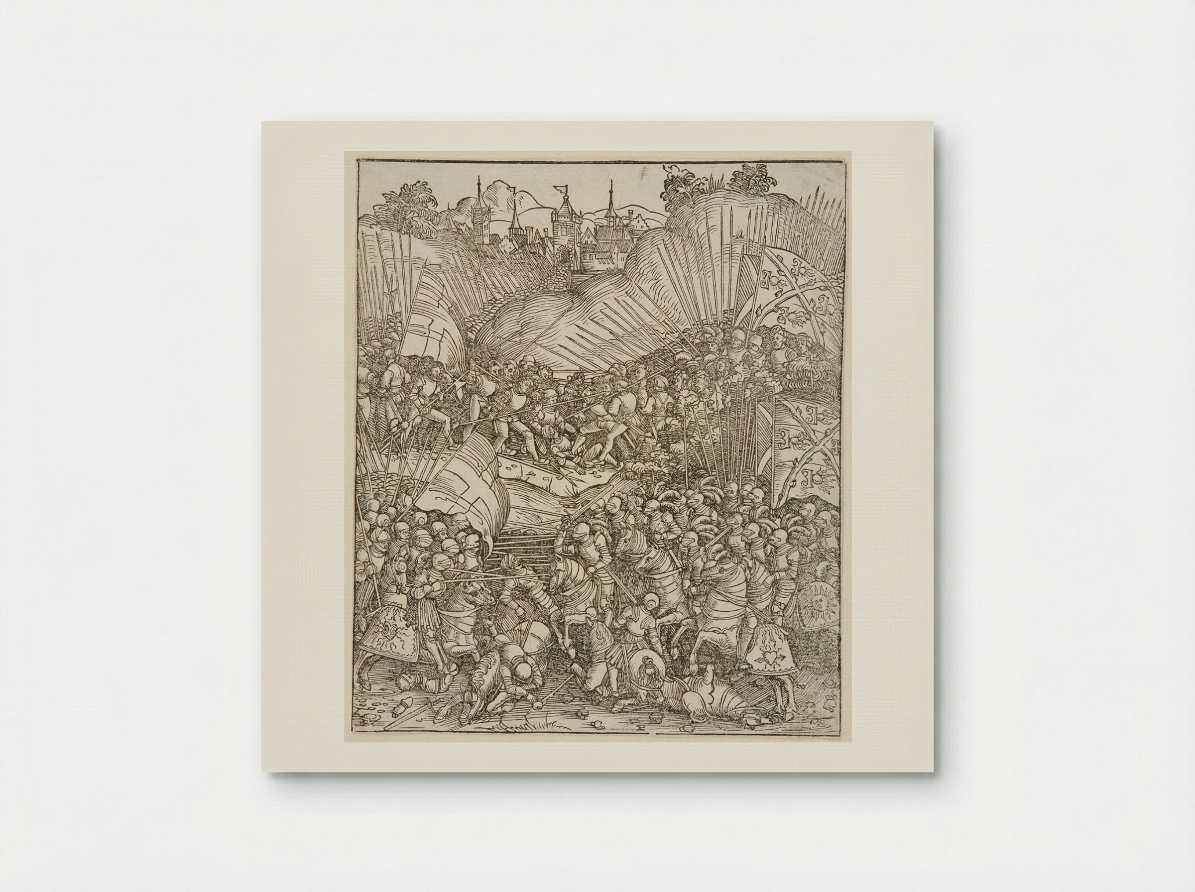 The War with Liège - Wolf Traut - Poster