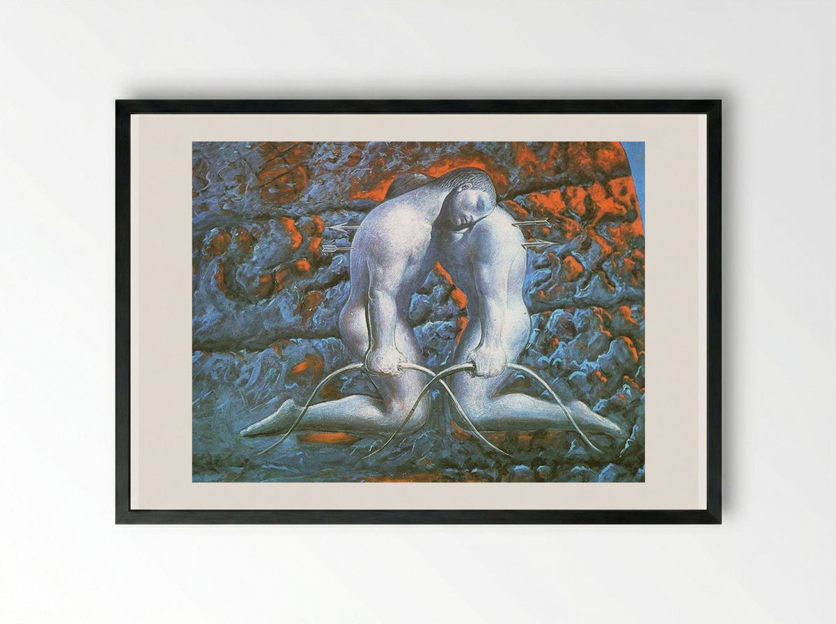The Warriors - Sabin Balasa - Framed Print Black