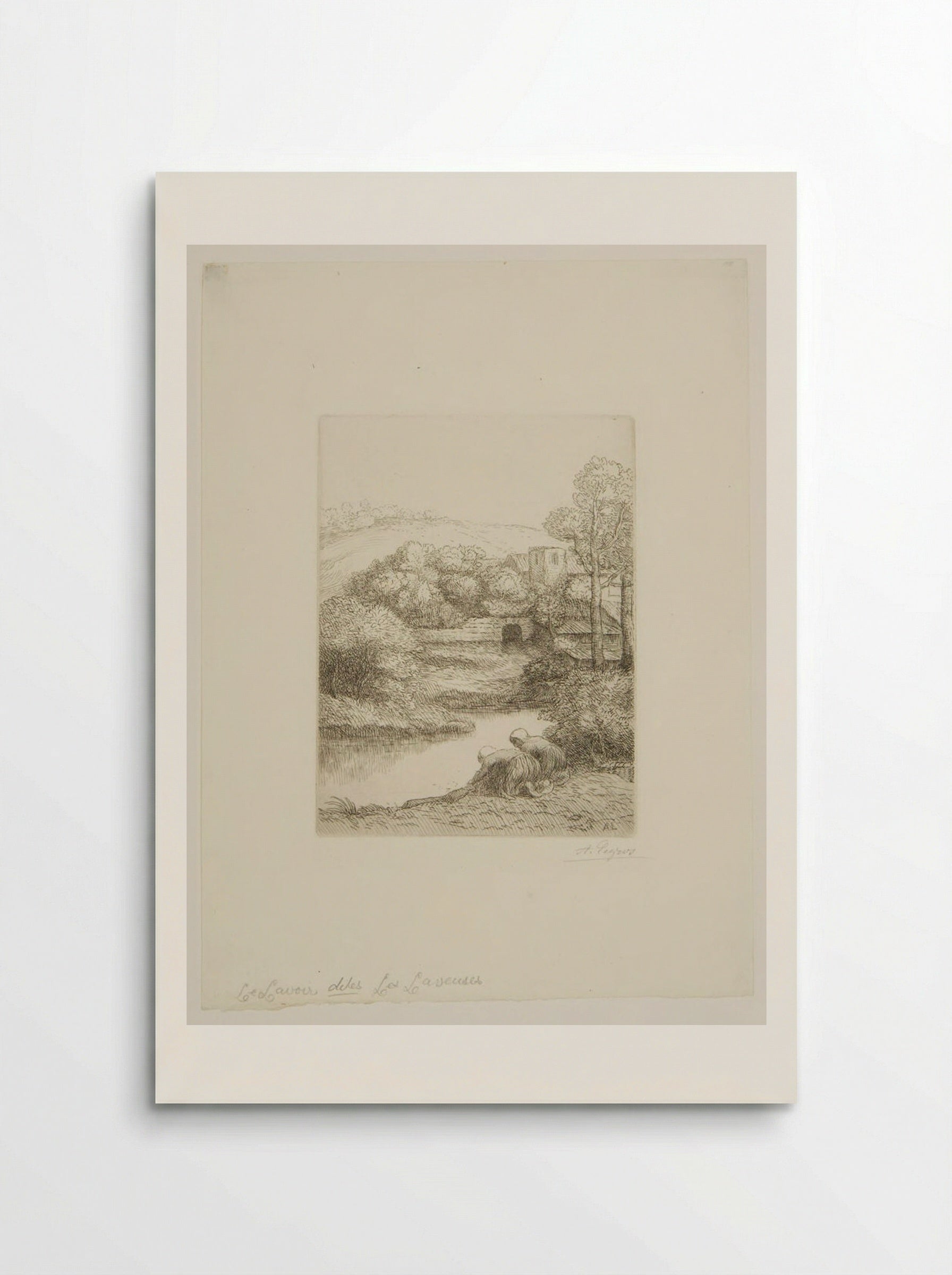 The Washer - Alphonse Legros - Poster