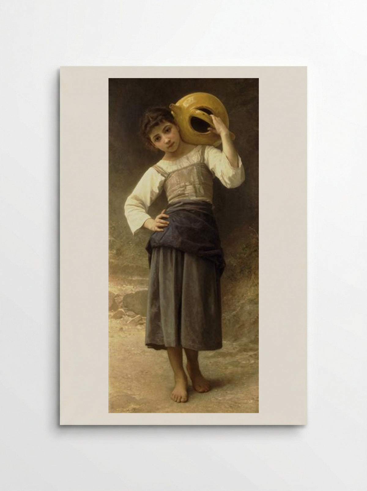 The Water Girl (Young Girl Going to the Spring) - William-Adolphe Bouguereau - Poster