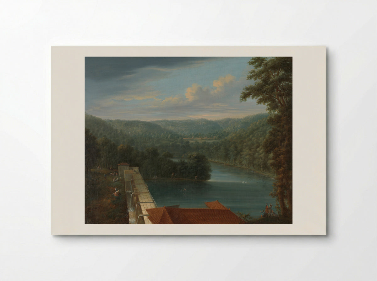 The Water Reservoirs, the so-called Bends, in the Belgrade Forest - Johann Christian Vollerdt - Poster
