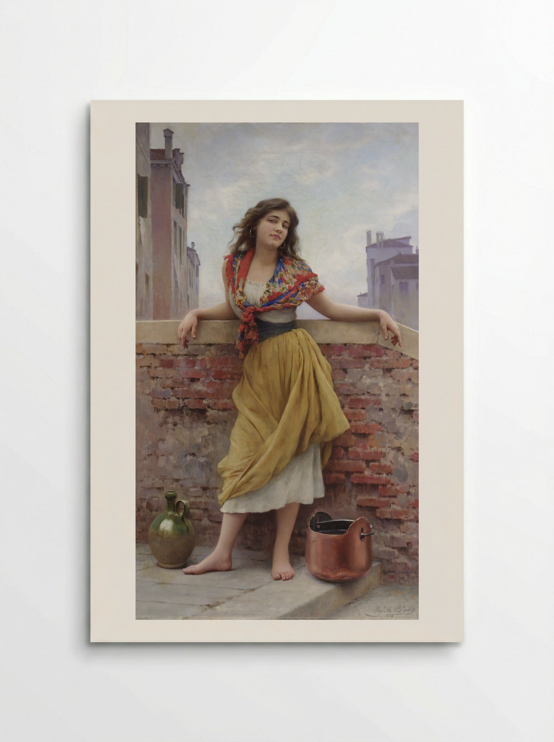 The Watercarrier - Eugene de Blaas - Poster