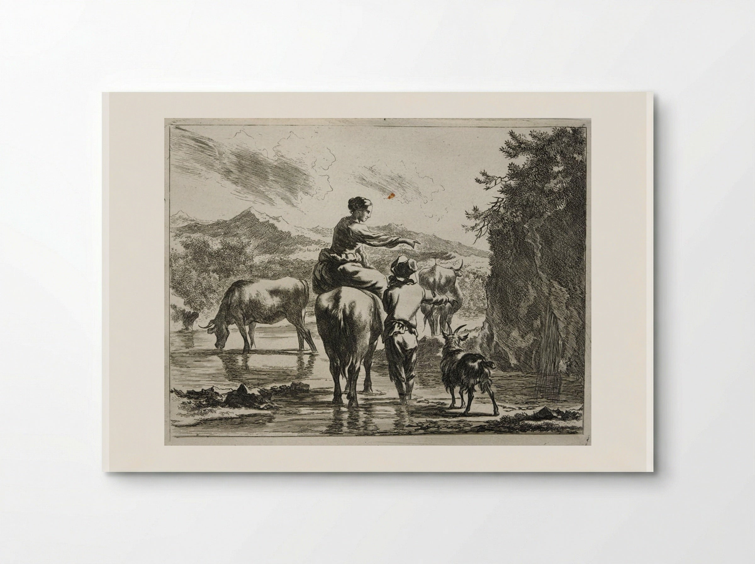 The Waterfall - Johannes Visscher - Poster