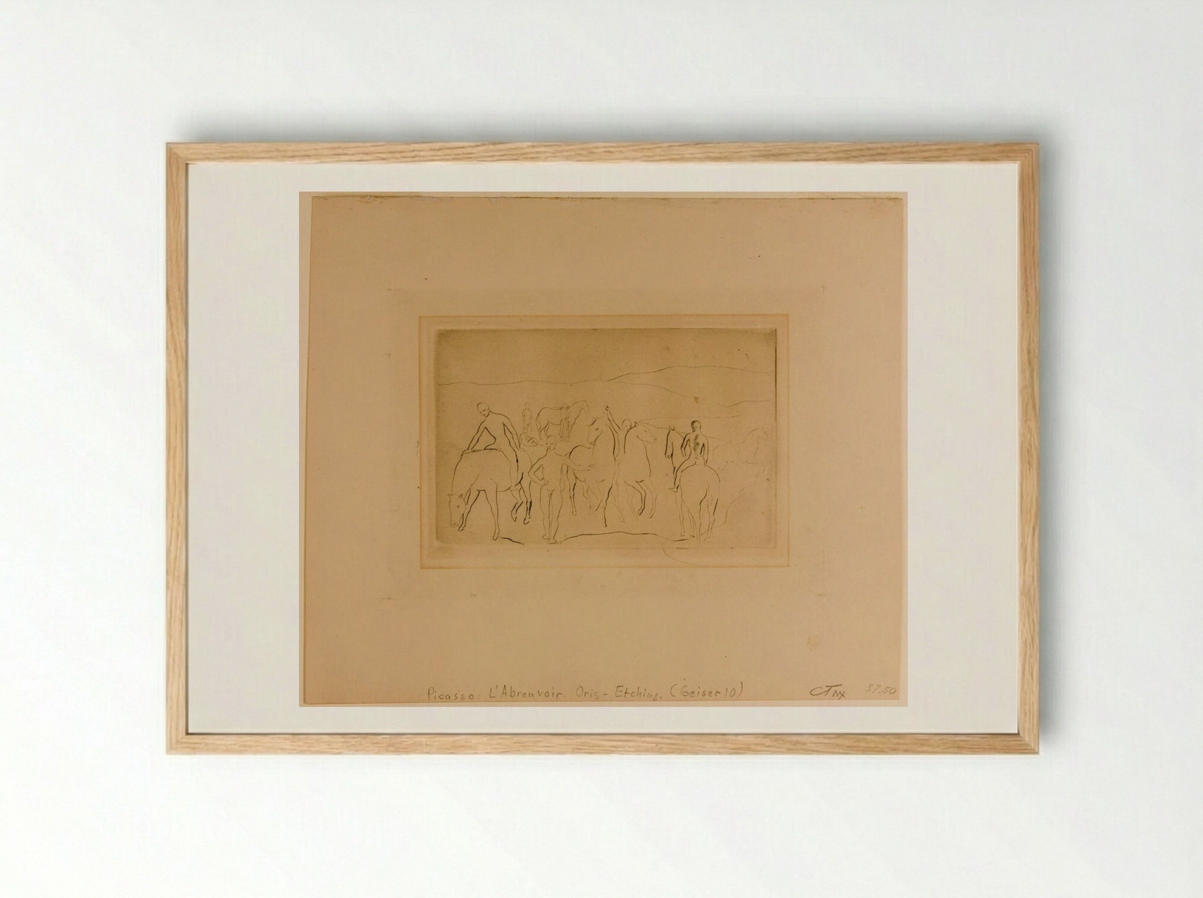 The Watering-Place - Pablo Picasso - Framed Print Wood
