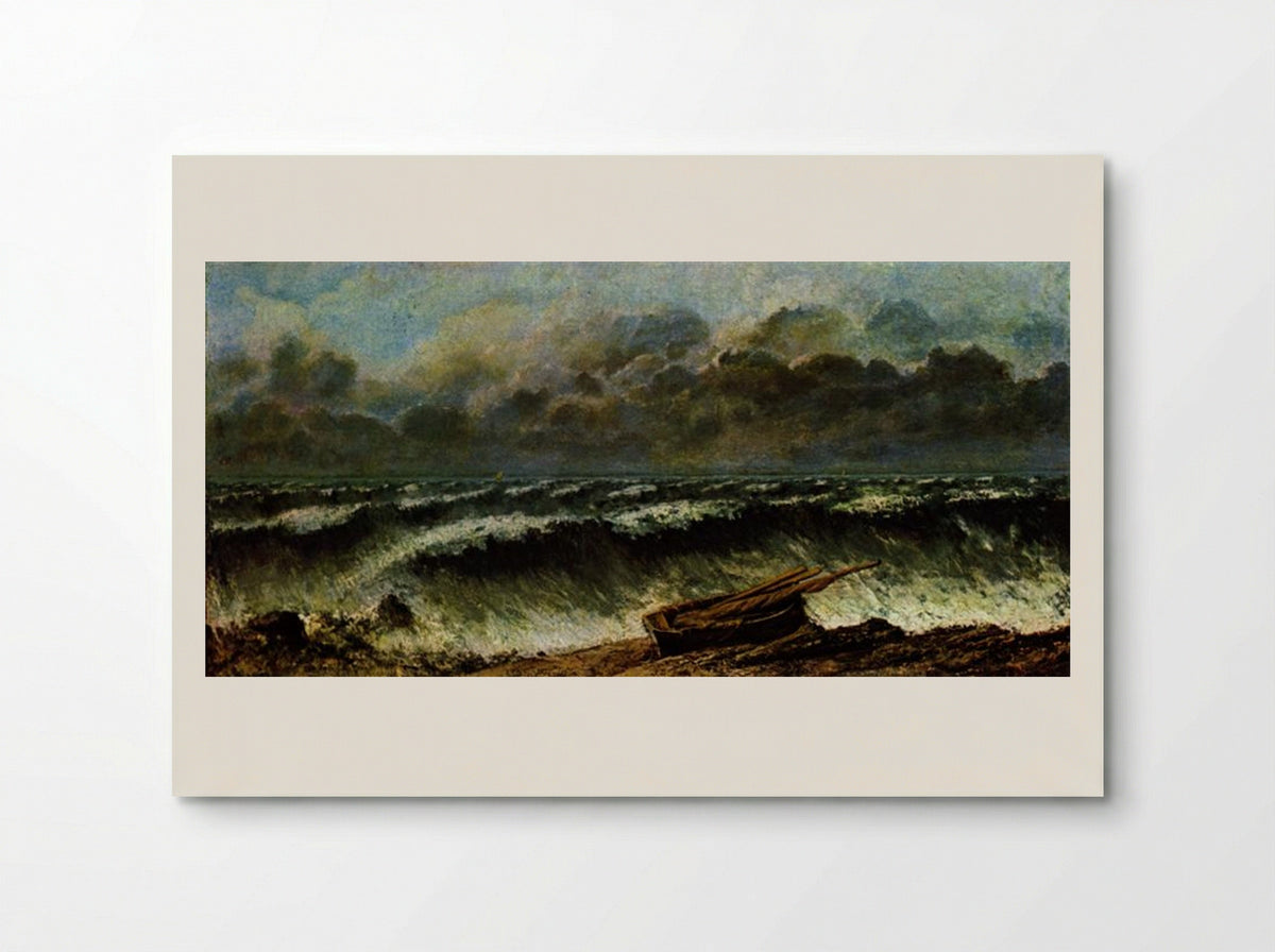 The Waves - Gustave Courbet - Poster
