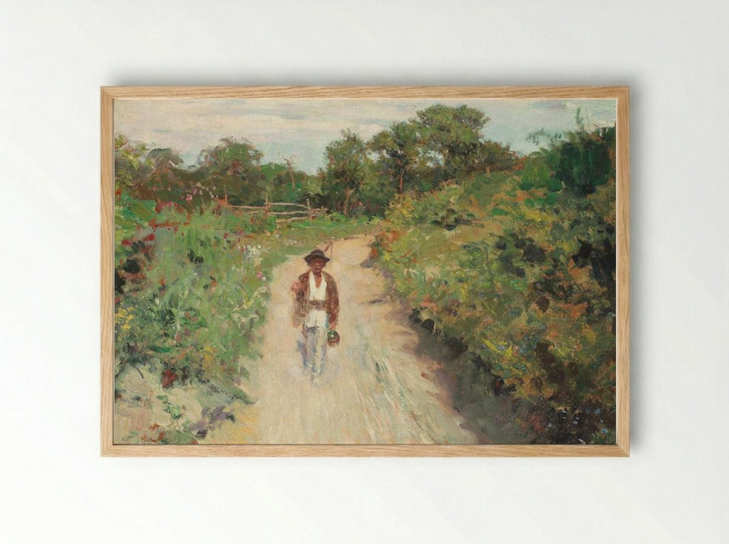 The Way Home - Nicolae Vermont - Framed Print Wood