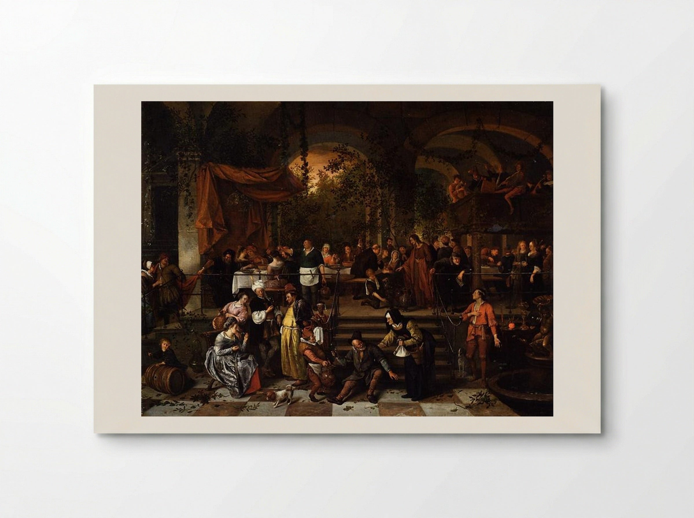 The Wedding Feast at Cana - Jan Steen - Poster