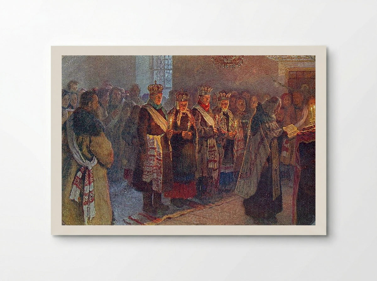 The Wedding - Nikolay Bogdanov-Belsky - Poster