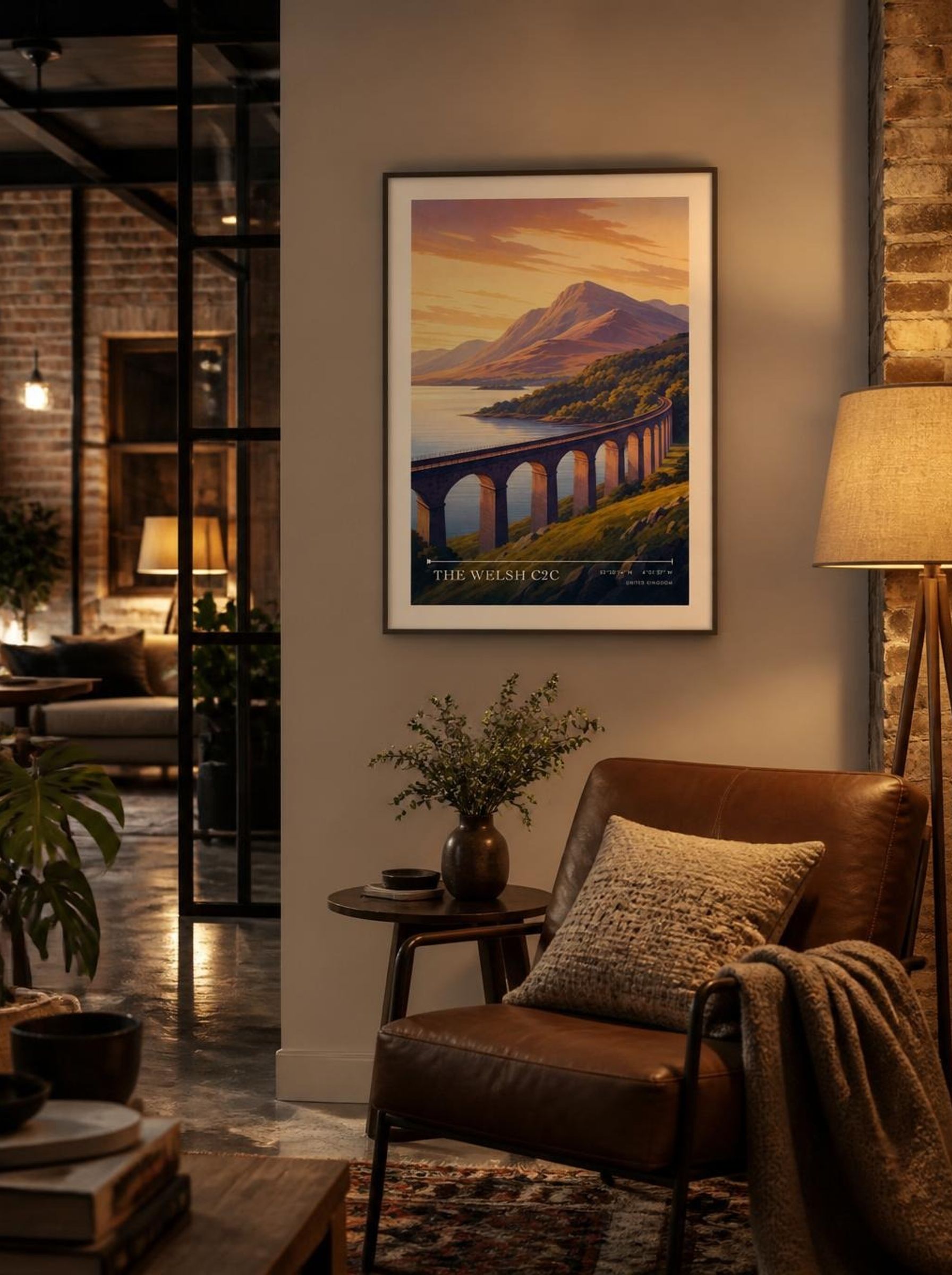 The Welsh C2C United Kingdom Travel Poster - Lifestyle
