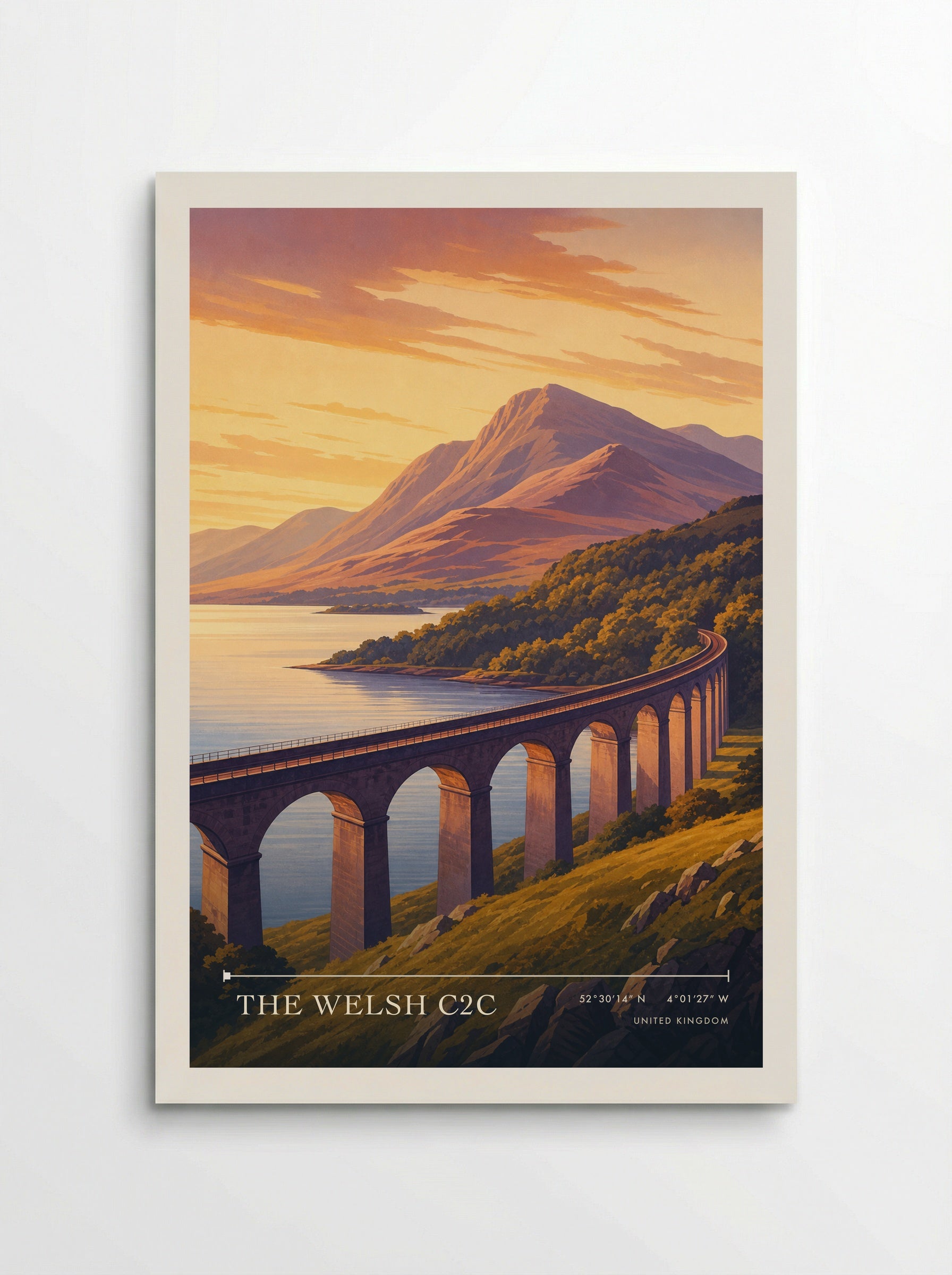 The Welsh C2C United Kingdom Travel Poster - Poster