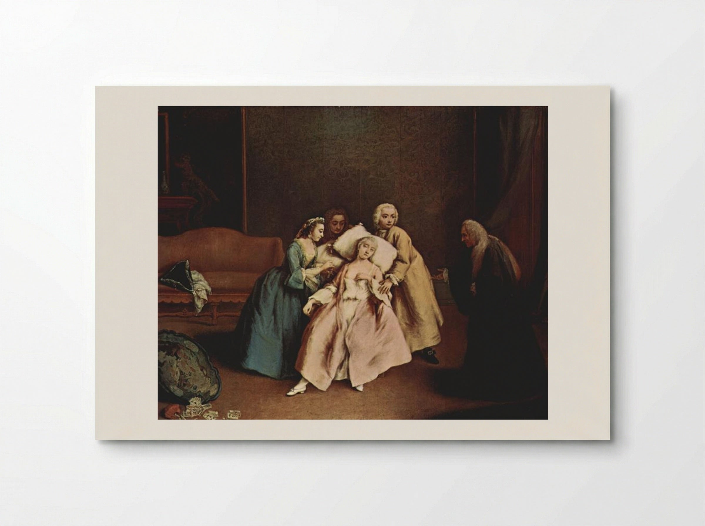 The Wet-Nurse - Pietro Longhi - Poster
