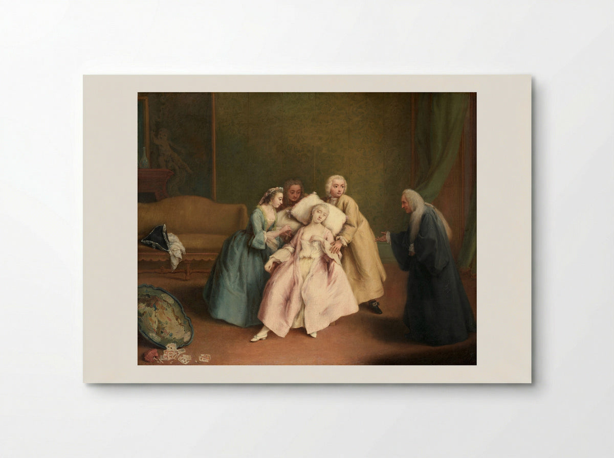 The Wet-Nurse - Pietro Longhi - Poster