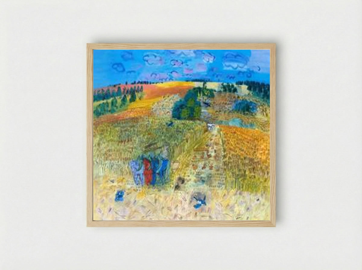 The Wheat Field - Raoul Dufy - Framed Print Wood