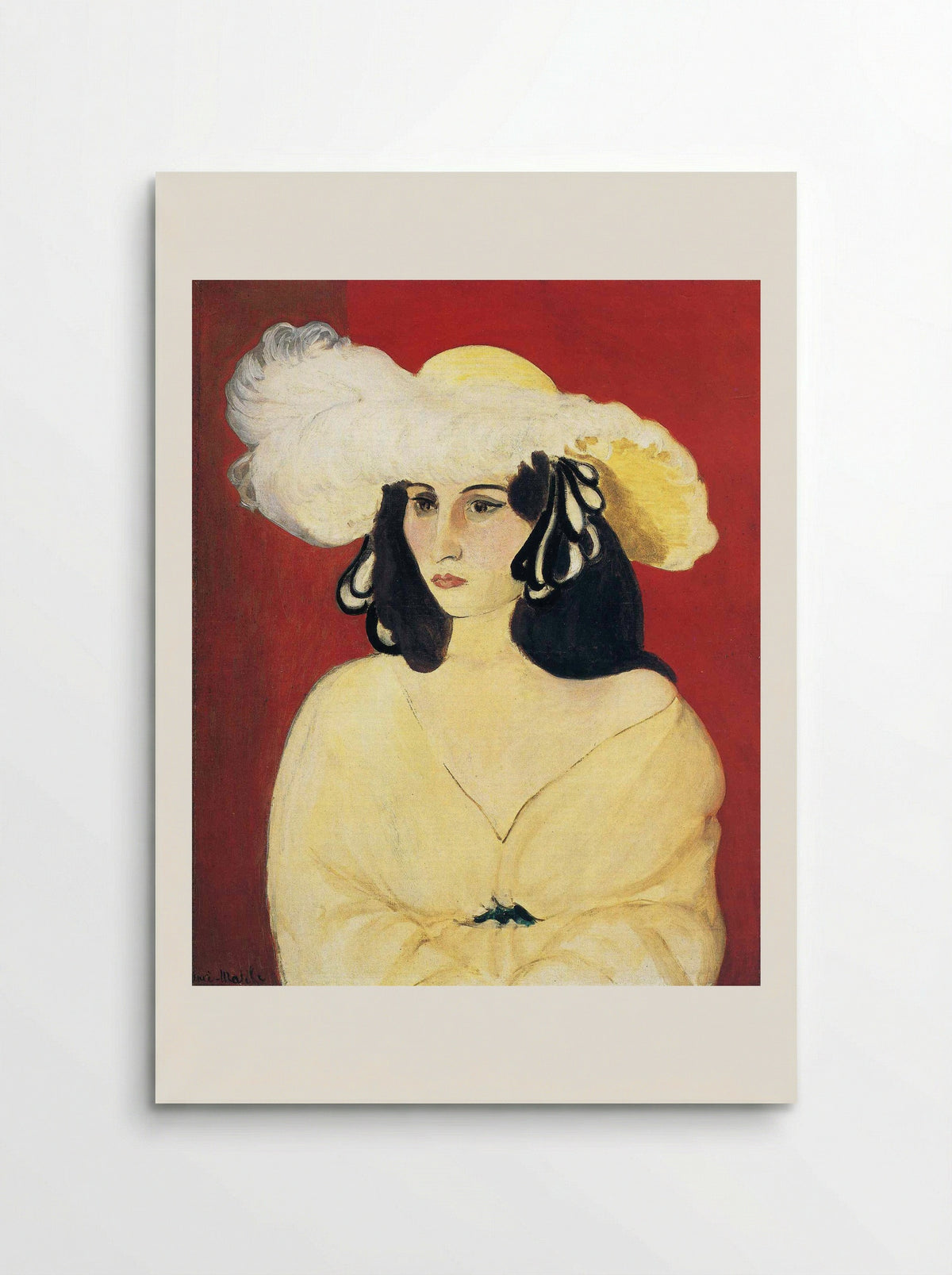 The White Feather - Henri Matisse - Poster