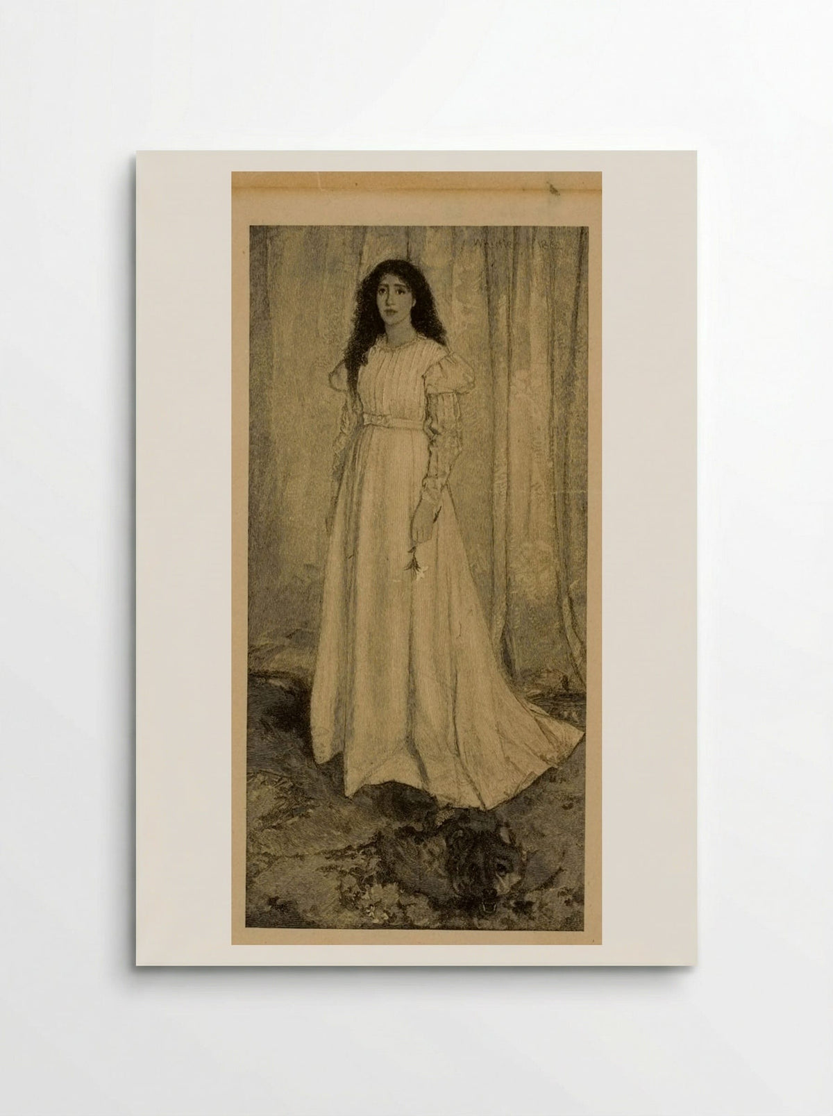 The White Girl (After Whistler) - Timothy Cole - Poster