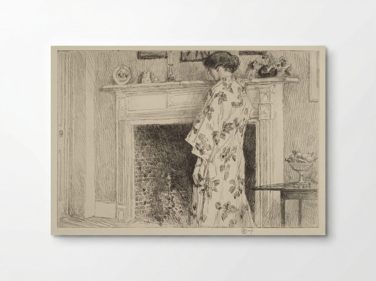 The White Kimono - Childe Hassam - Poster