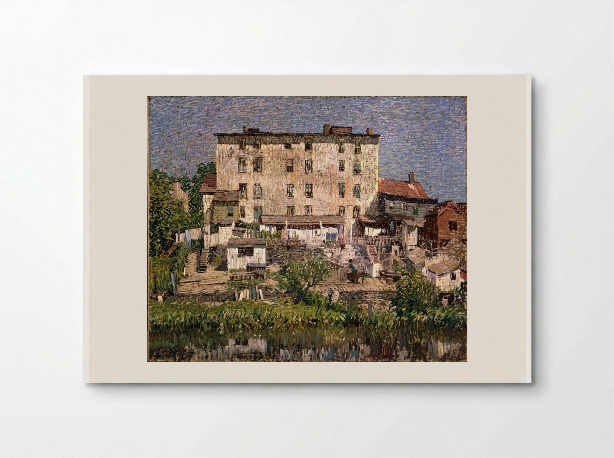 The White Tenement - Robert Spencer - Poster