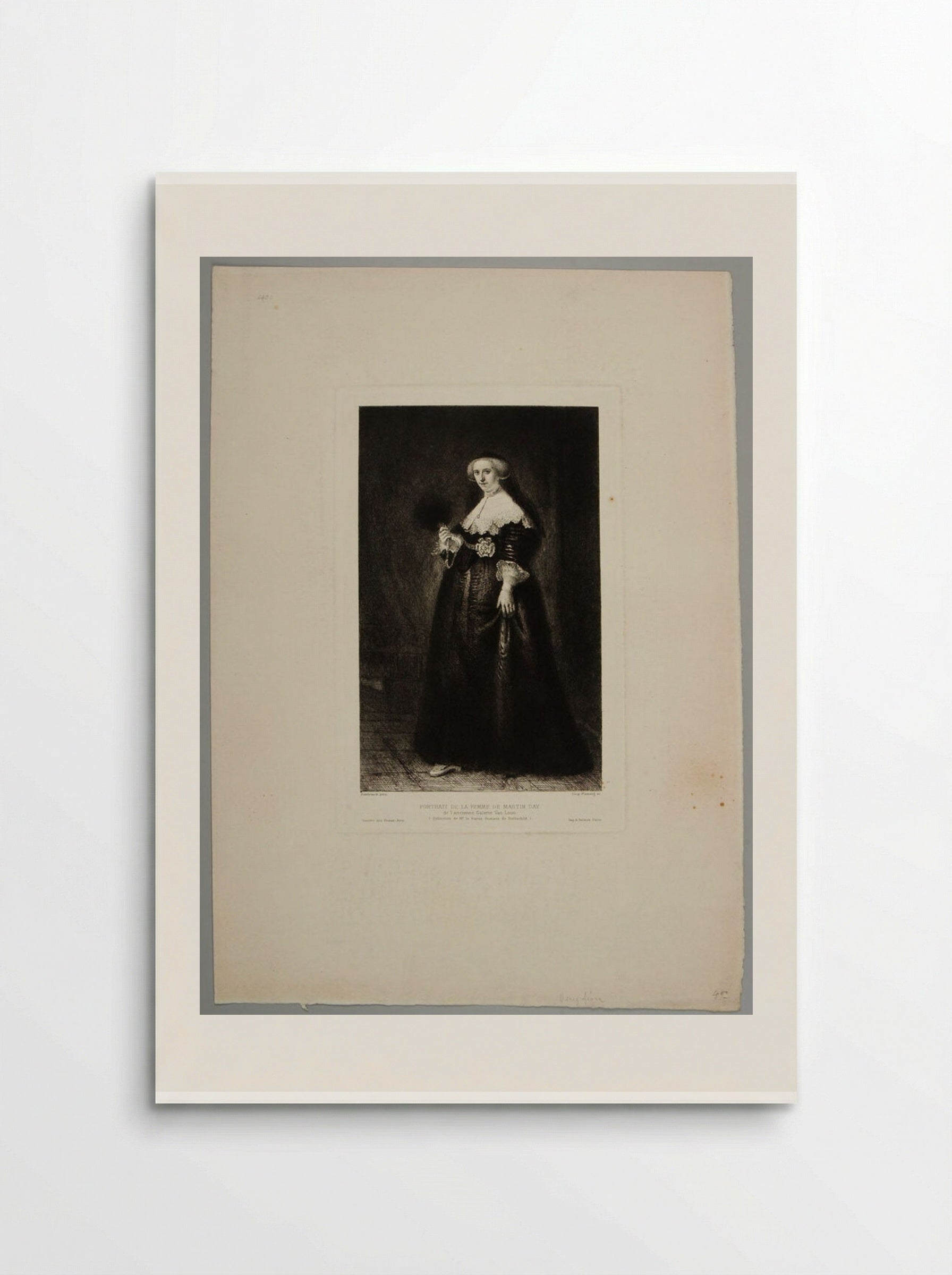 The Wife of Martin Day - Léopold Flameng - Poster