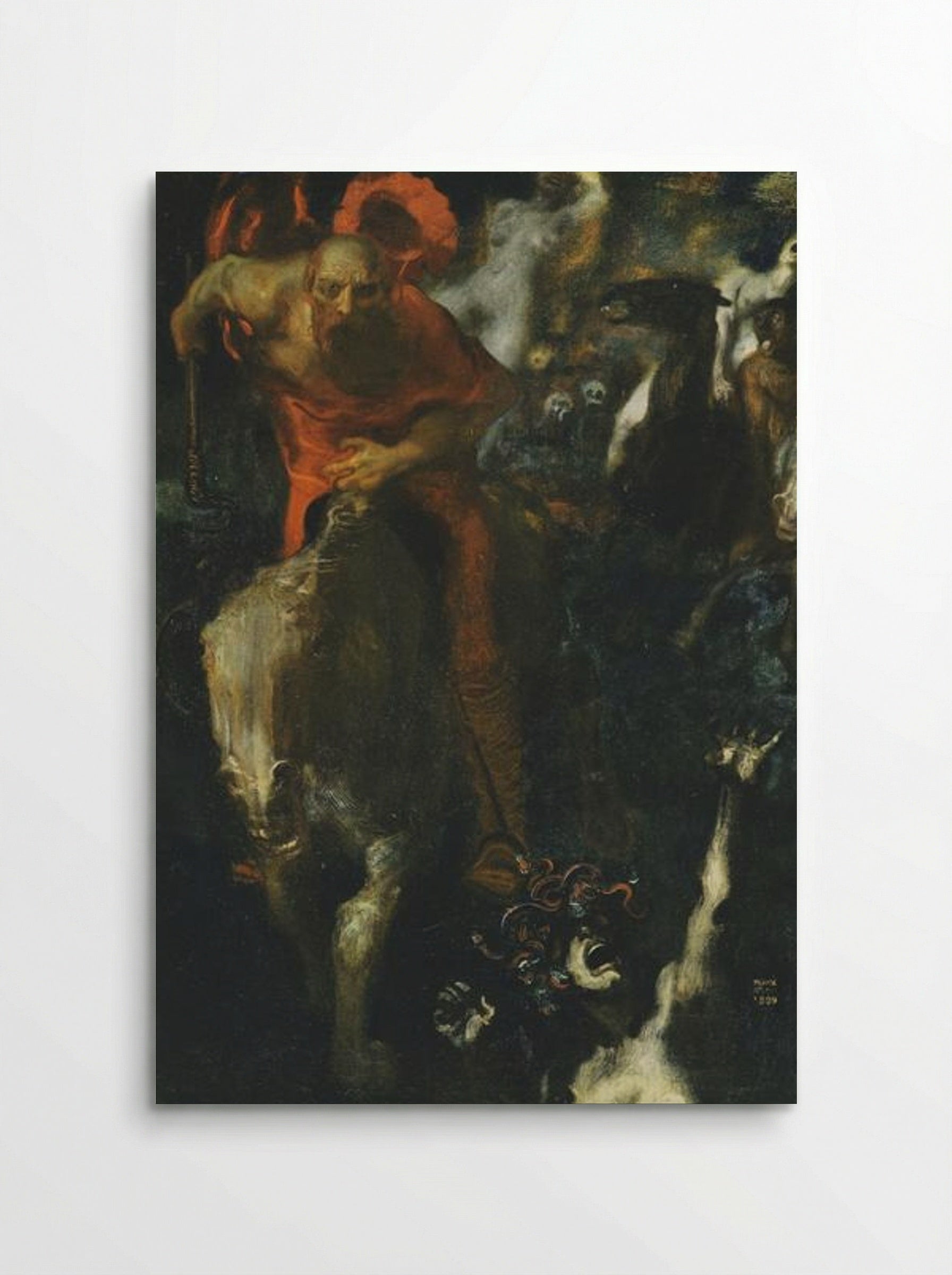 The Wild Hunt - Franz von Stuck - Poster