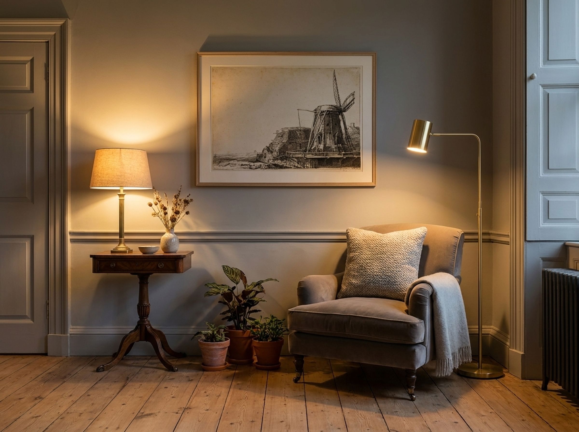 The Windmill (After Rembrandt) - François Vivares - Lifestyle