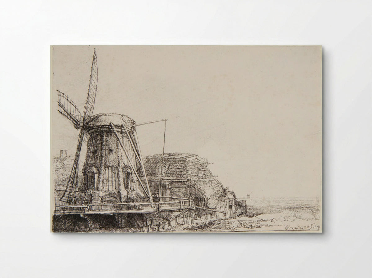 The Windmill - Rembrandt Harmensz. van Rijn - Poster