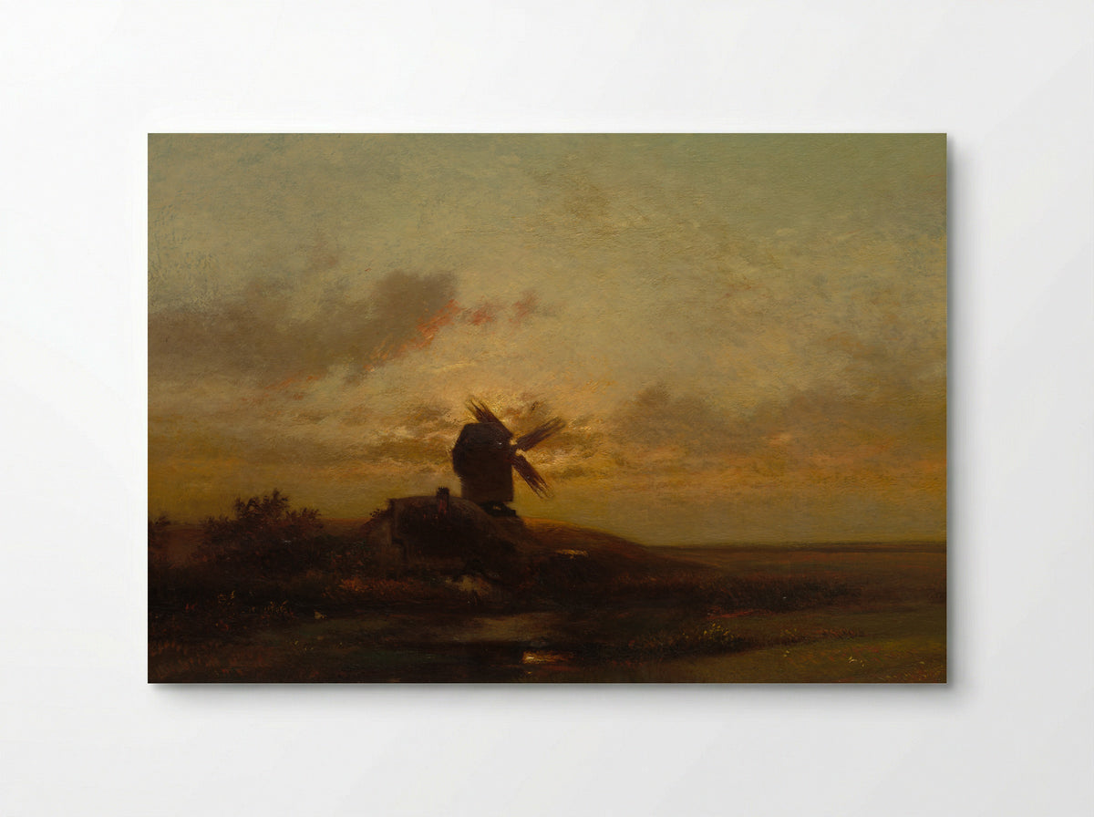The Windmill - Jules Dupré - Poster