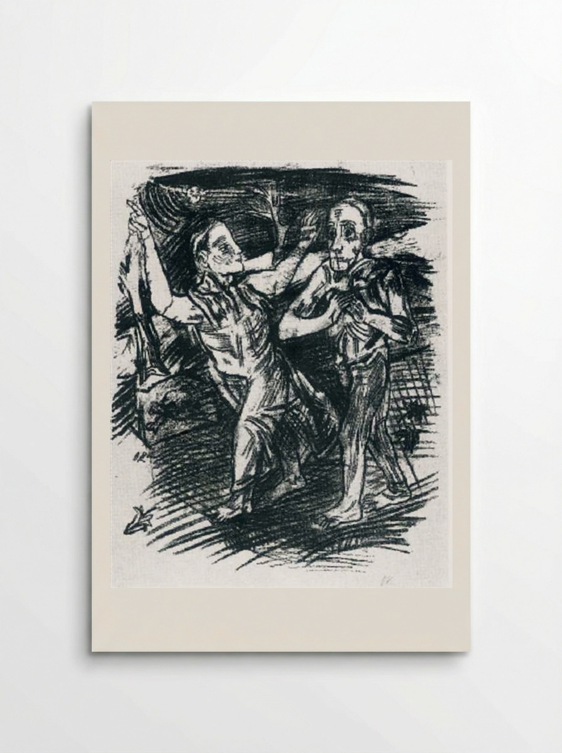 The Woman Leads the Man - Oskar Kokoschka - Poster
