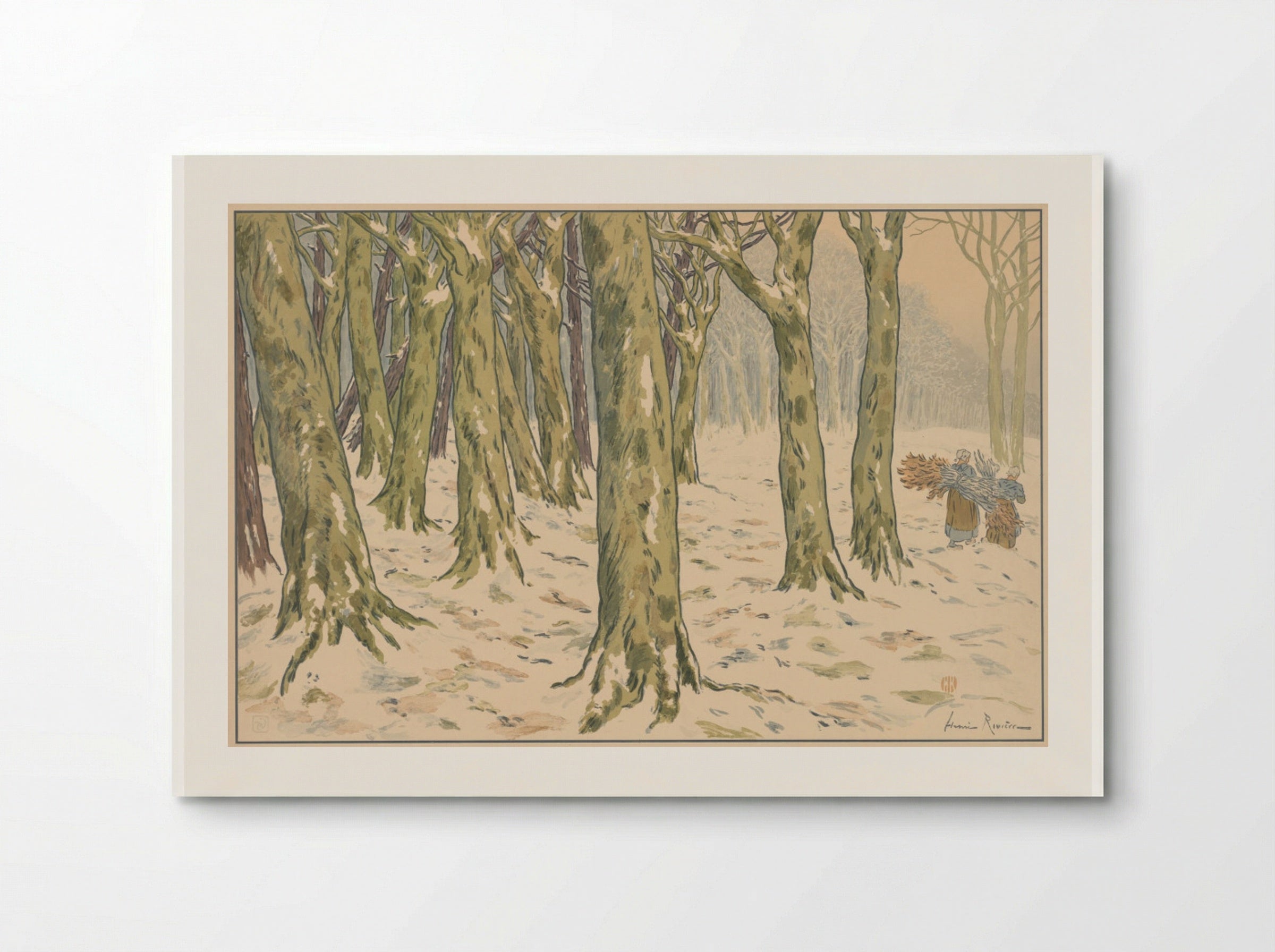 The Woods, Winter - Henri Rivière - Poster