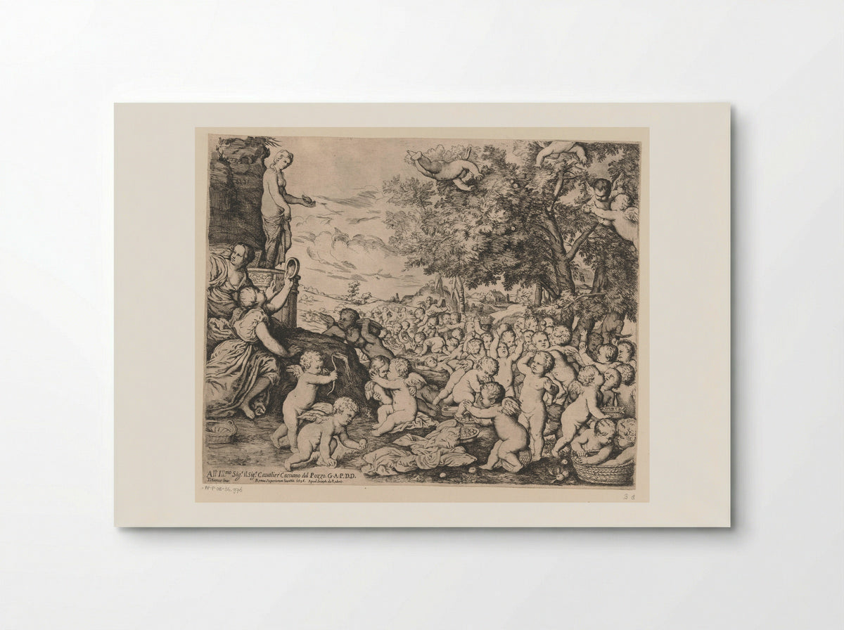 The Worship of Venus (After Titian) - Giovanni Andrea Podestà - Poster