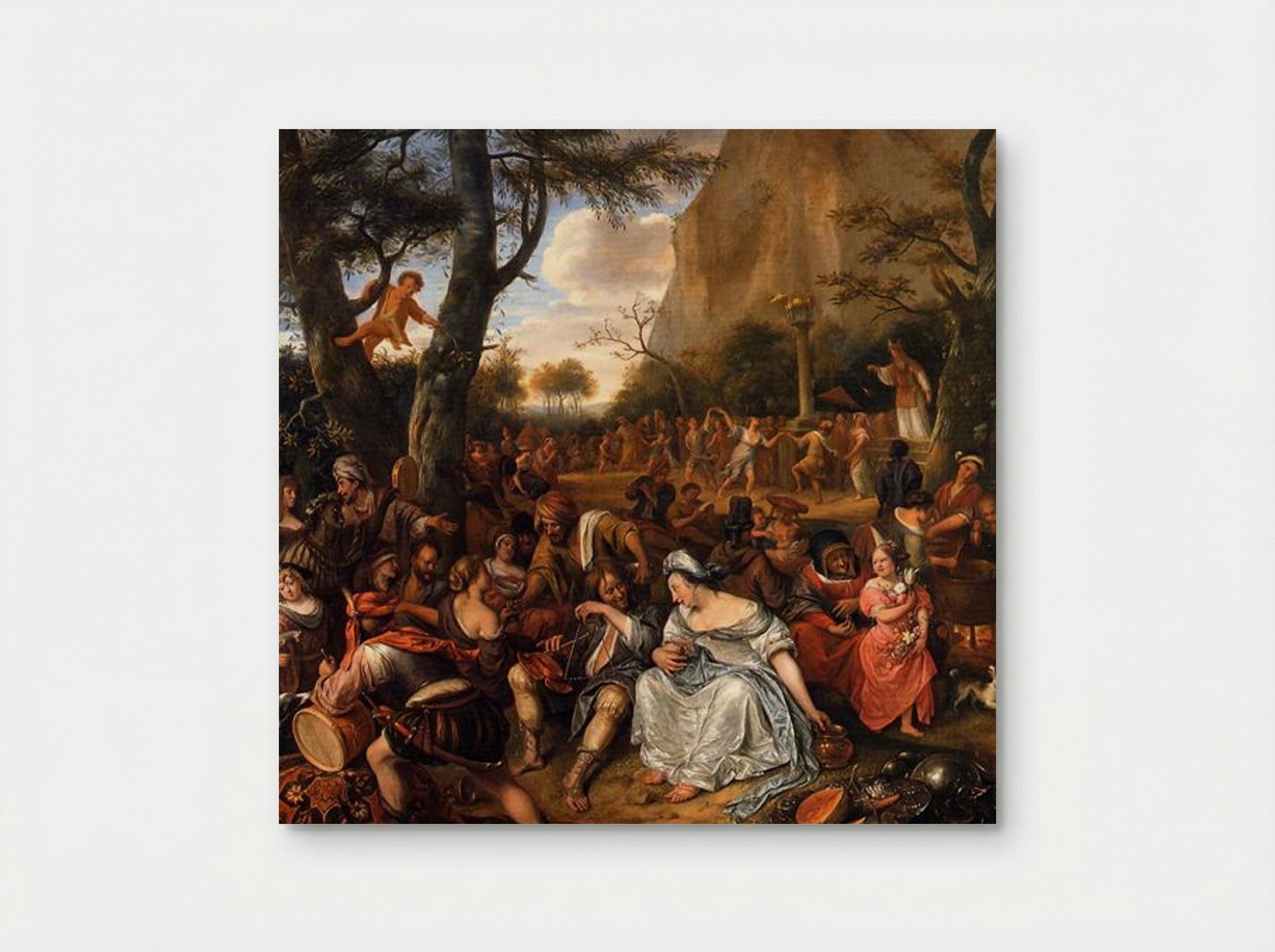 The Worship of the Golden Calf - Jan Steen - Poster