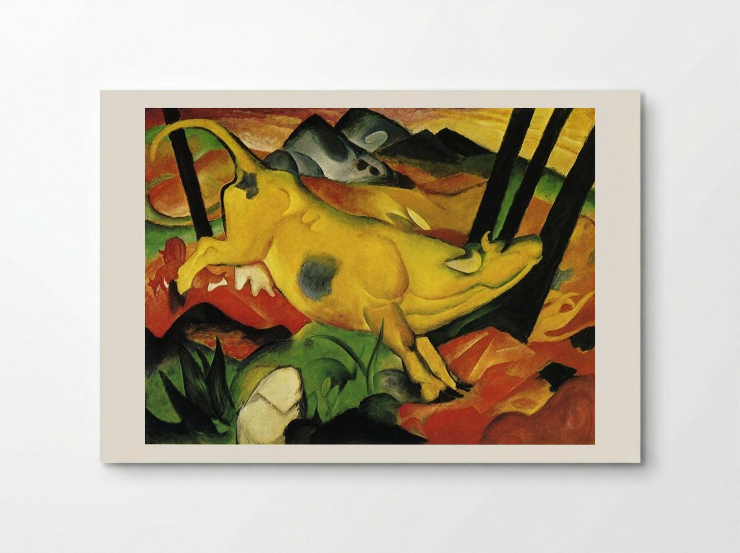 The Yellow Cow - Franz Marc - Poster