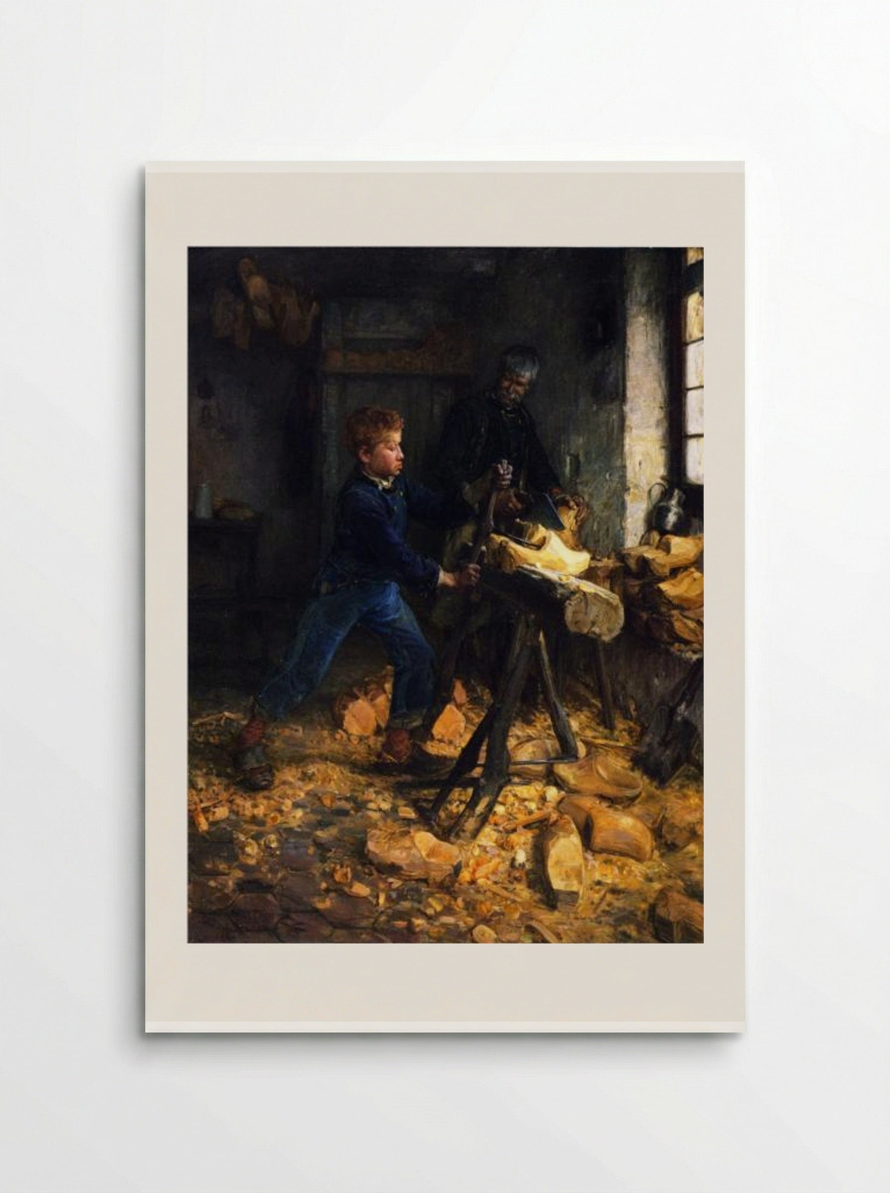 The Young Sabot Maker - Henry Ossawa Tanner - Poster