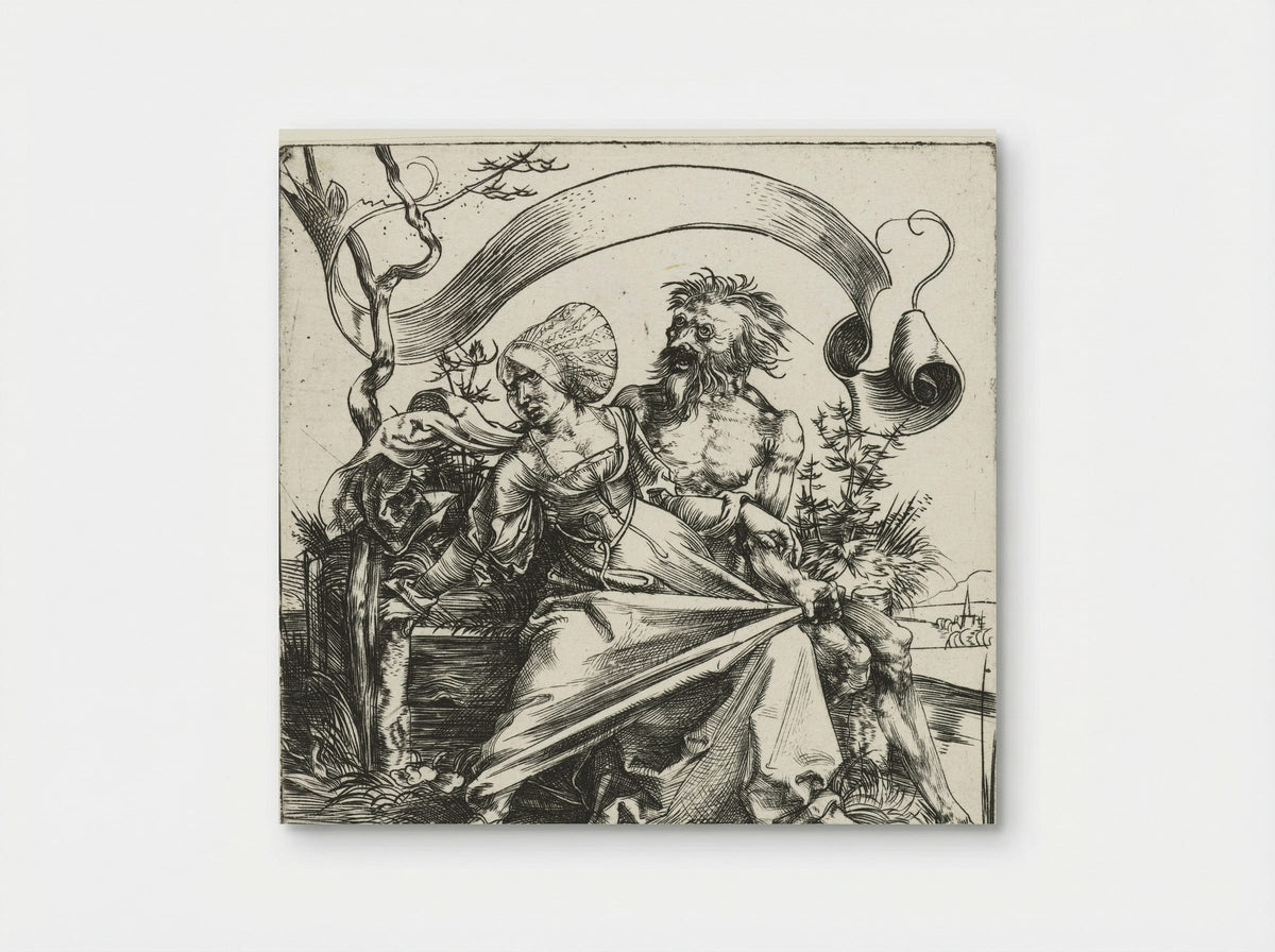 The Young Woman Attacked by Death - Albrecht Dürer - Poster