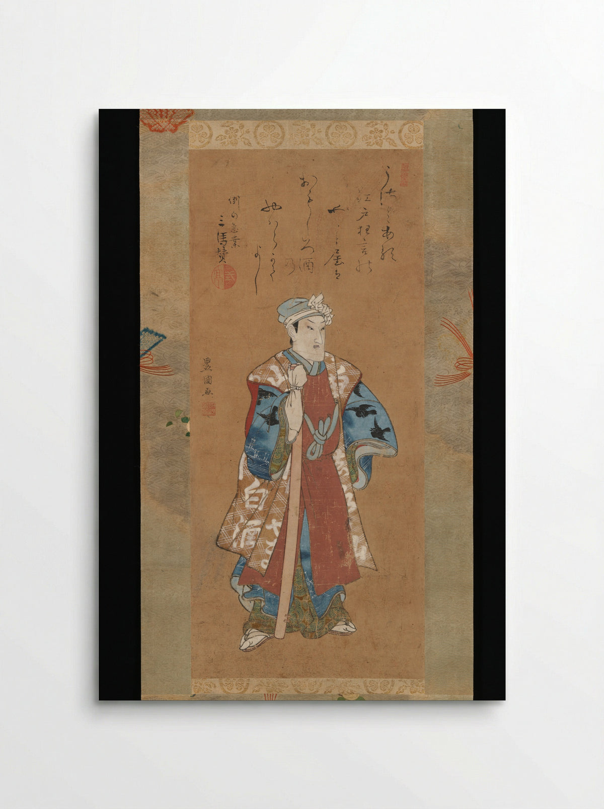 The actor Ichikawa Danjuro VI as Sukeroku - Utagawa Toyokuni I - Poster