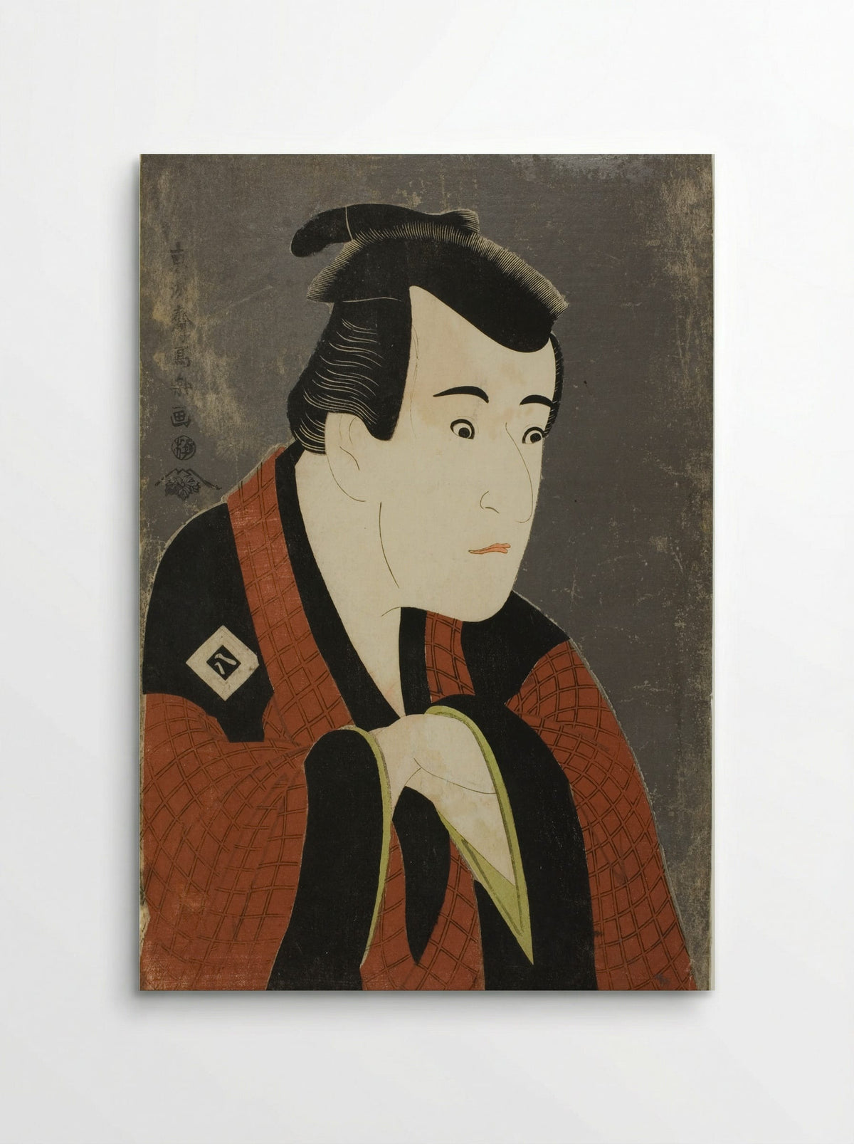 The actor Ichikawa Yaozo III as Tanabe Bunzo - Tōshūsai Sharaku - Poster