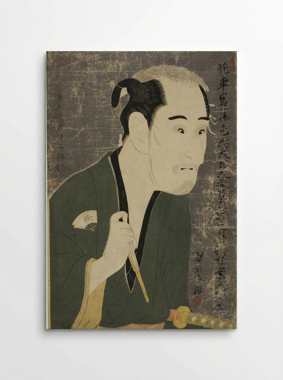 The actor Onoe Matsusuke I as Matsushita Mikinoshin - Tōshūsai Sharaku - Poster