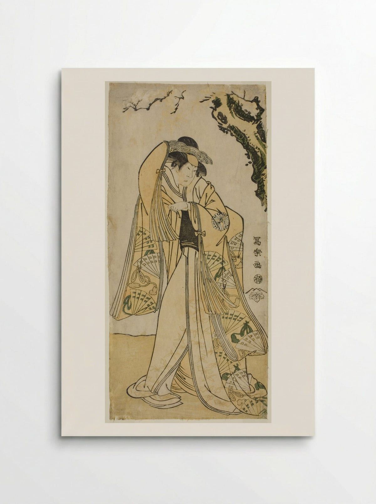 The actor Sakakiyama Sangoro as Princess Odae - Tōshūsai Sharaku - Poster