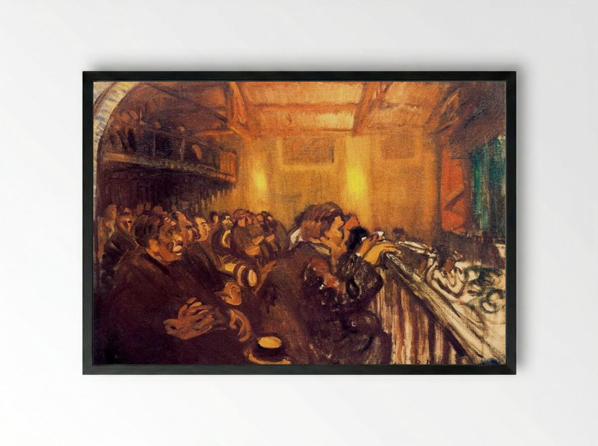 Theatre in Martigues - Raoul Dufy - Framed Print Black