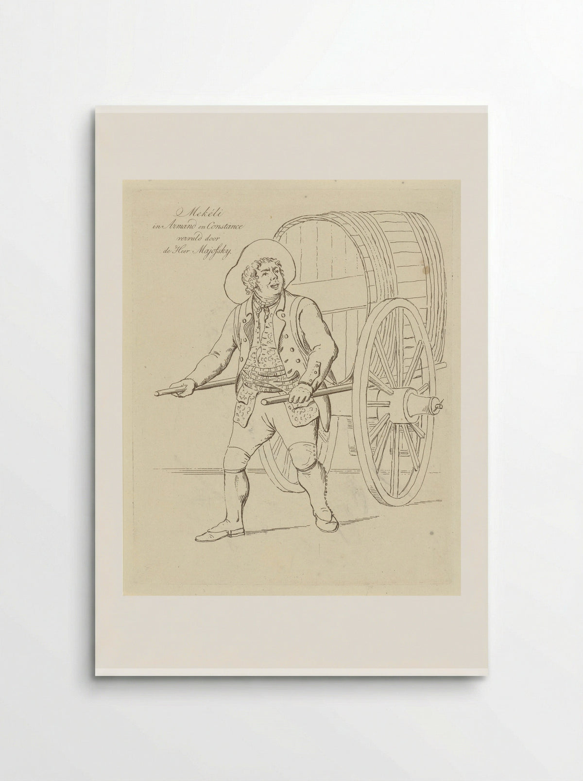 Theo Majofski in the role of Mekéli - Johannes Jelgerhuis - Poster